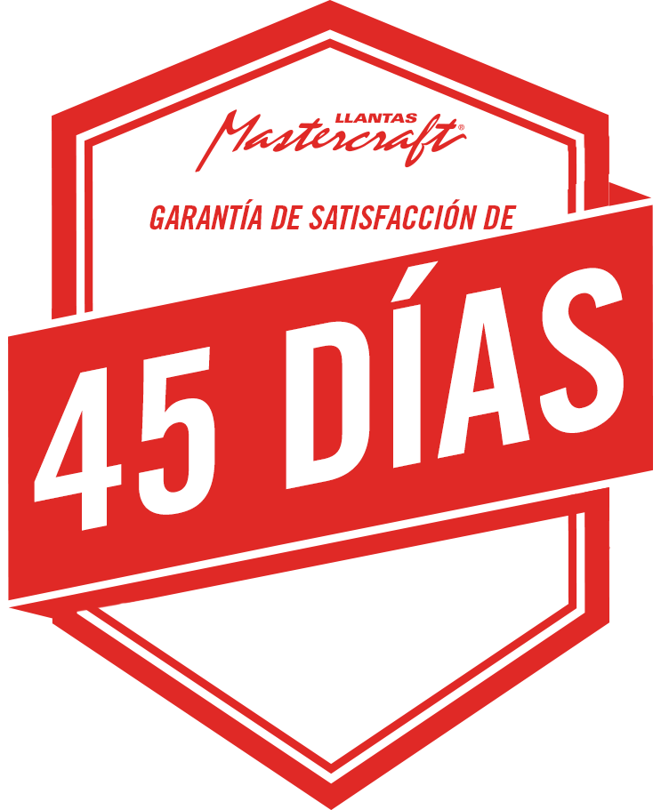 Placa de Mastercraft de garantía de 45 días